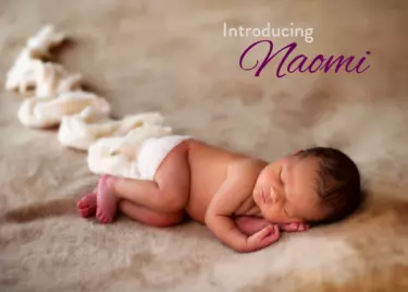 newborn baby birth announcement