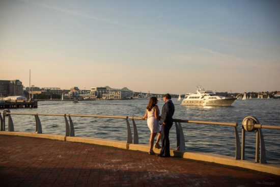 Boston engagement pictures at the waterfront