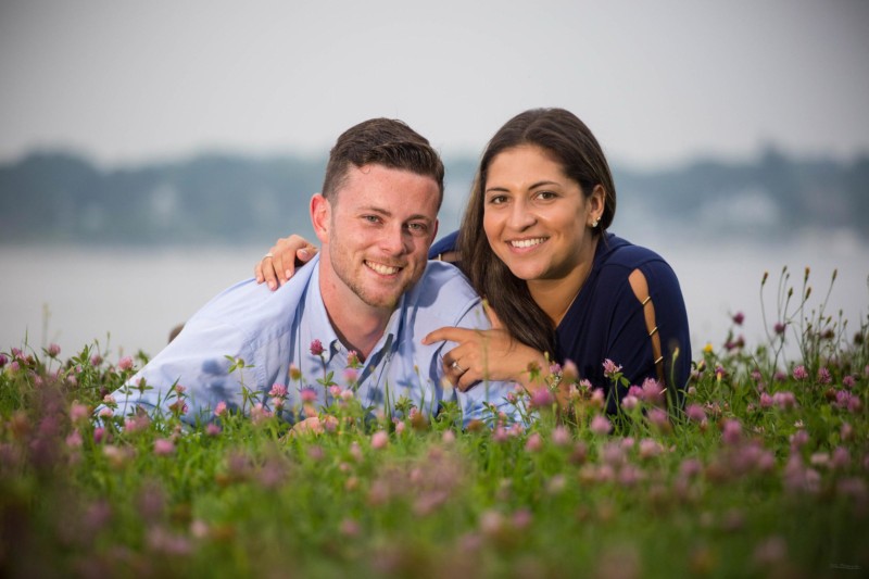 engagment picture at Kittery maine