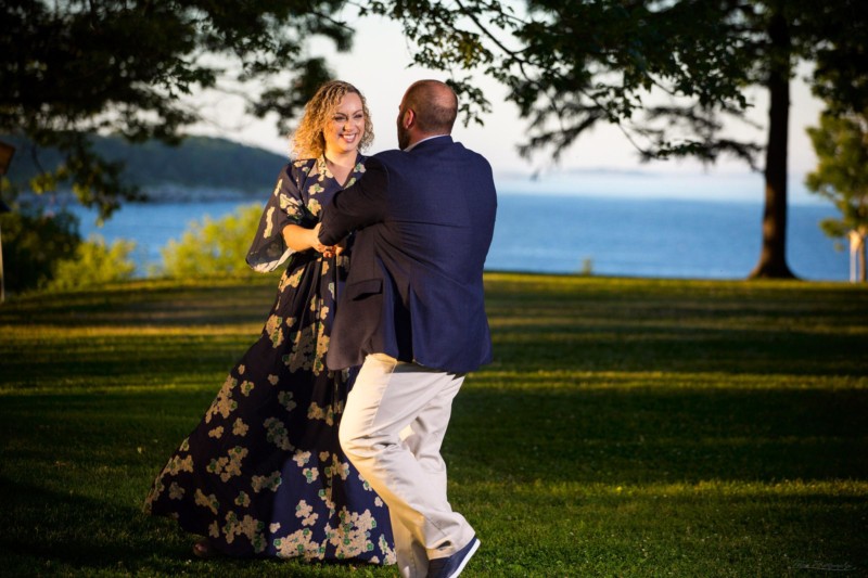 Portland, Maine engagement pictures at Fort Williams Park in Cape Elizabeth