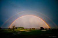 Samoset golf course with Double Rainbow