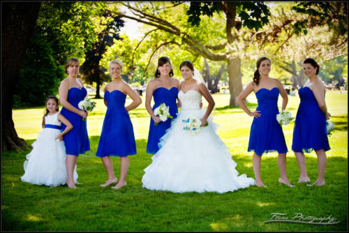 Bridal party formal - Maine wedding photography of Kaitlin and John