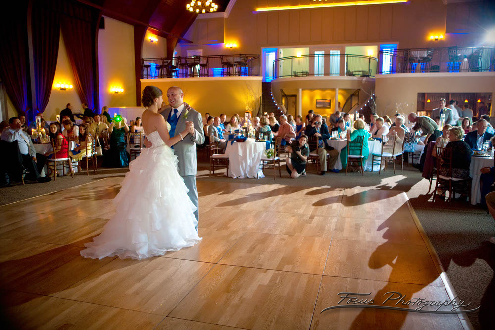 wedding dance at Maine Wedding - photography by Focus
