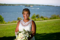Suzan and Casco Bay behind her