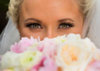 Meagan's eyes totally carry this shot, and she shines in every image she's in.  Meagan and Corey - I'd check out their whole wedding.