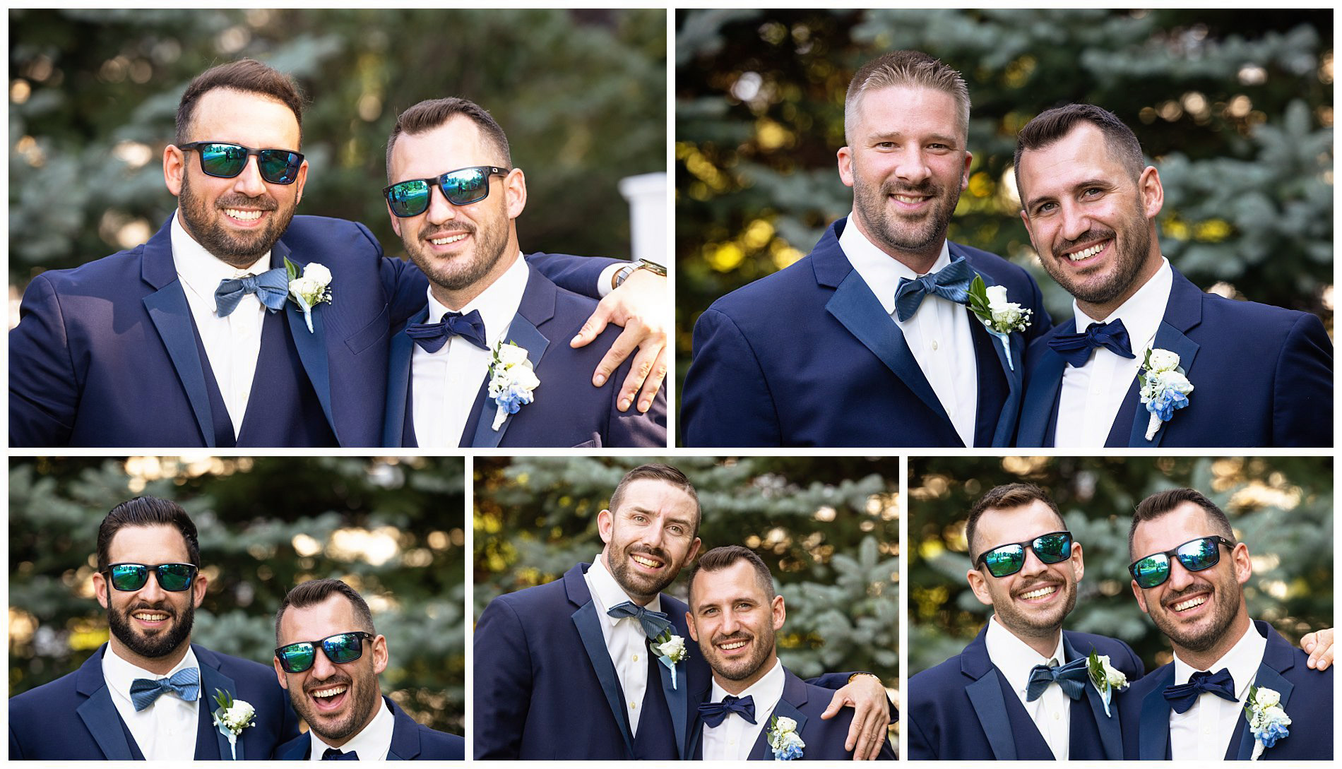 groom with men