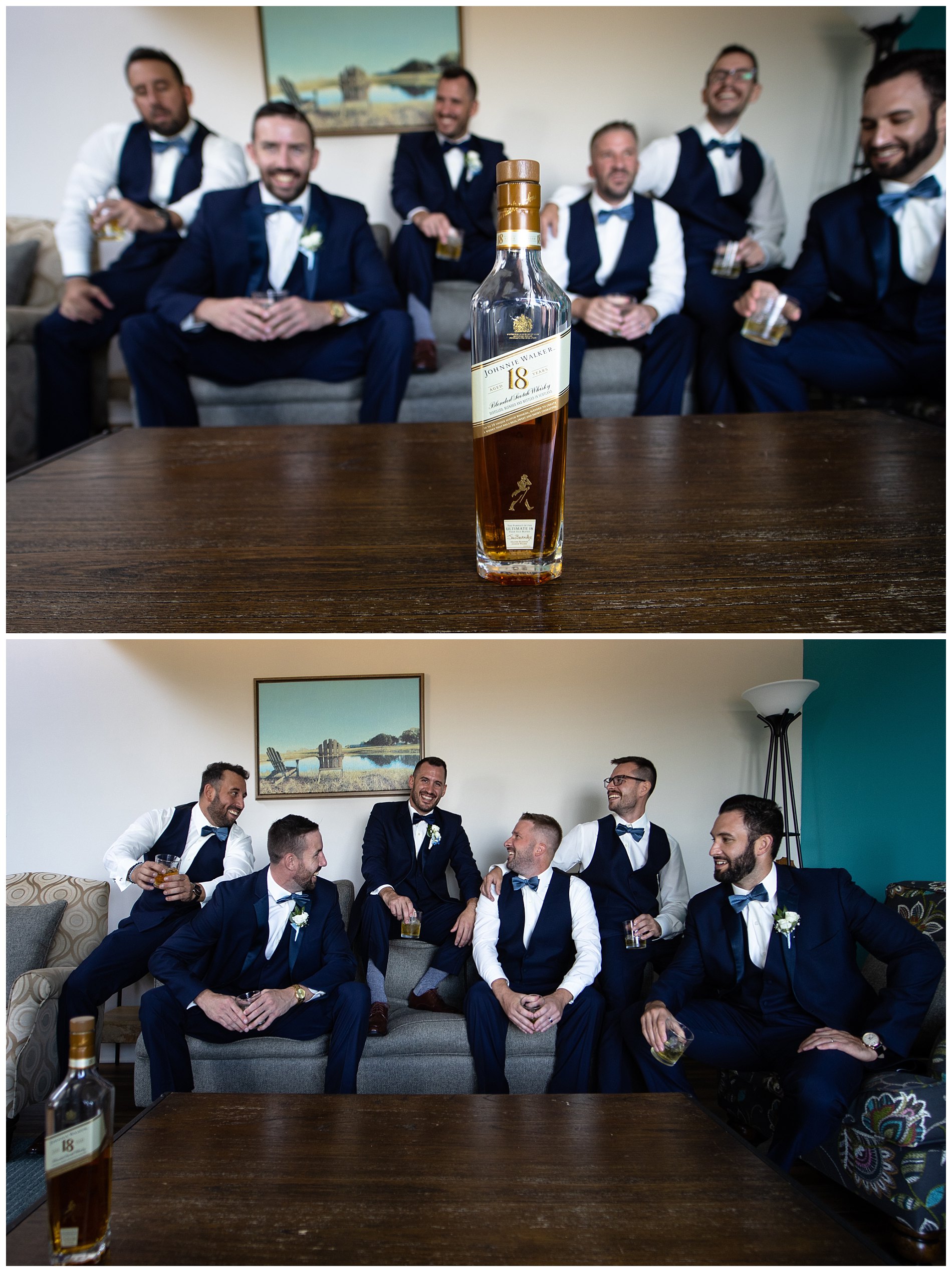 scotch on wedding day