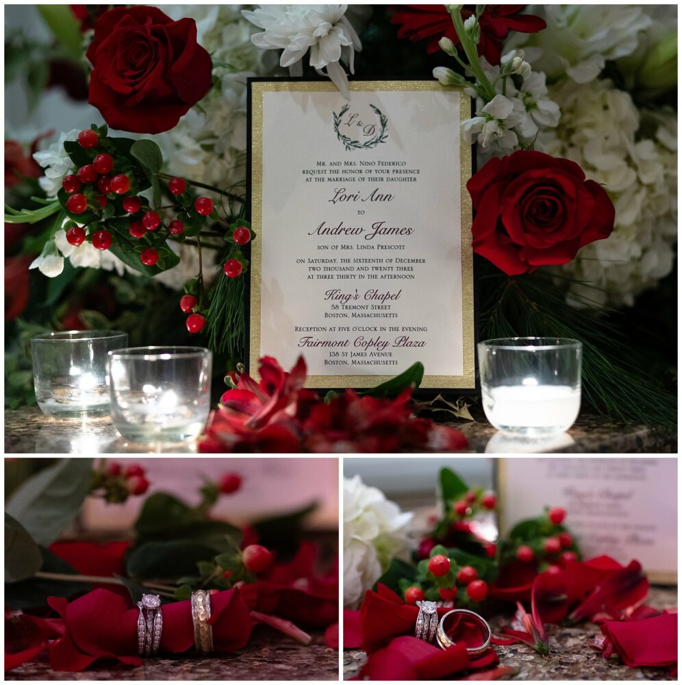 Invites and wedding rings