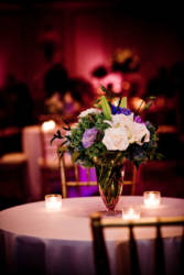 Samoset Resort Wedding pictures - flowers on table 