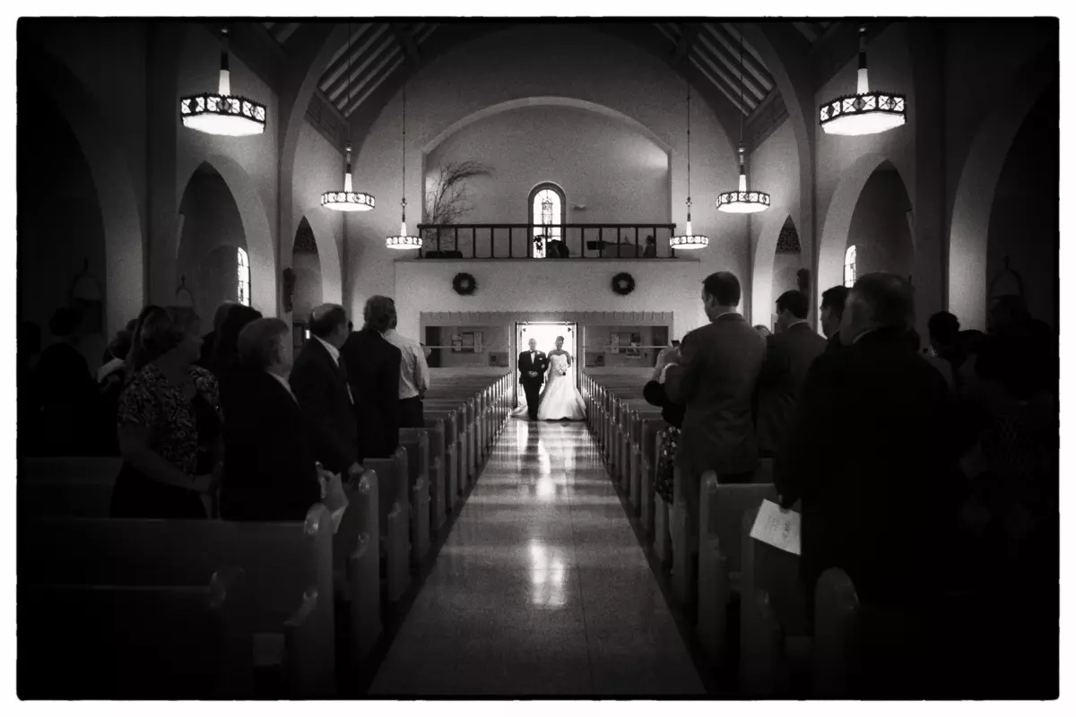 Black white church ceremony massachusetts wedding