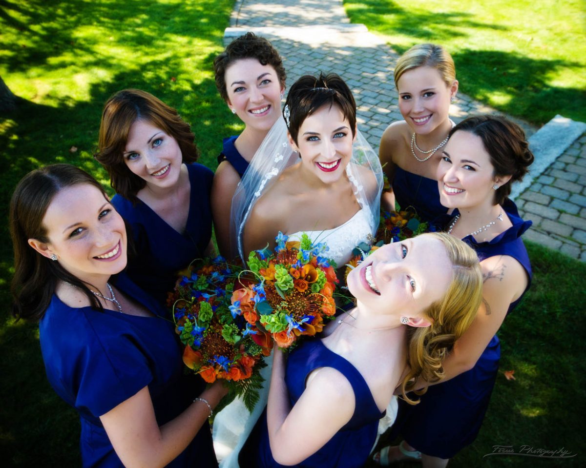 bridesmaids  at Samoset Resort Wedding in Rockport, Maine