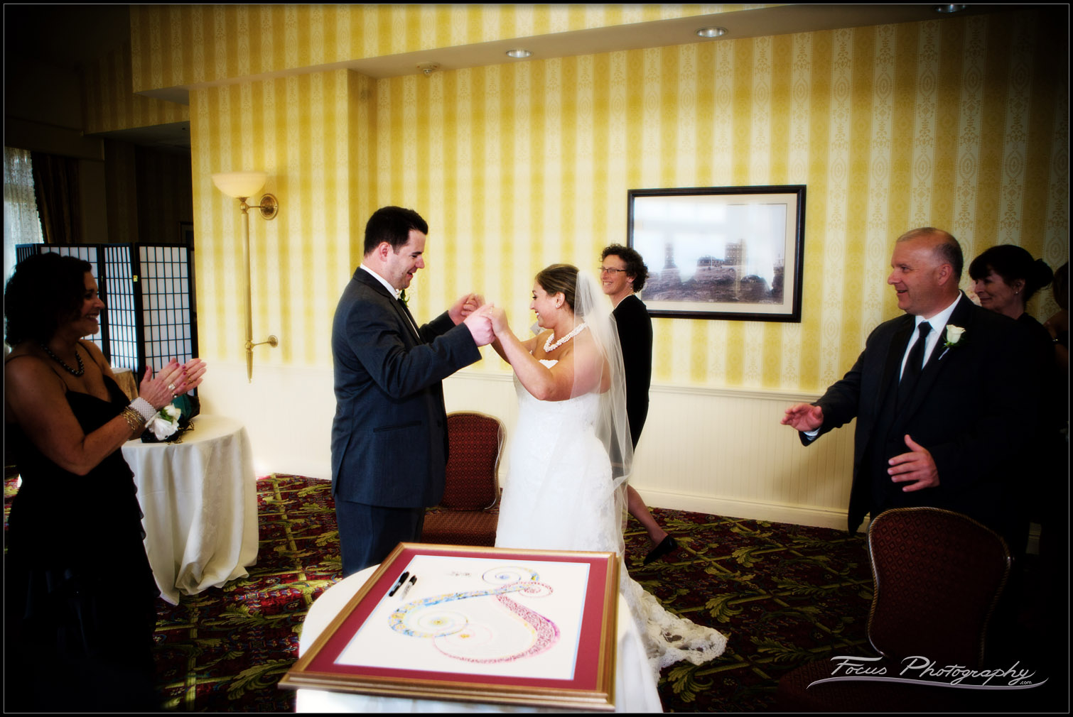 Ketubah signing at Wentworth by the sea