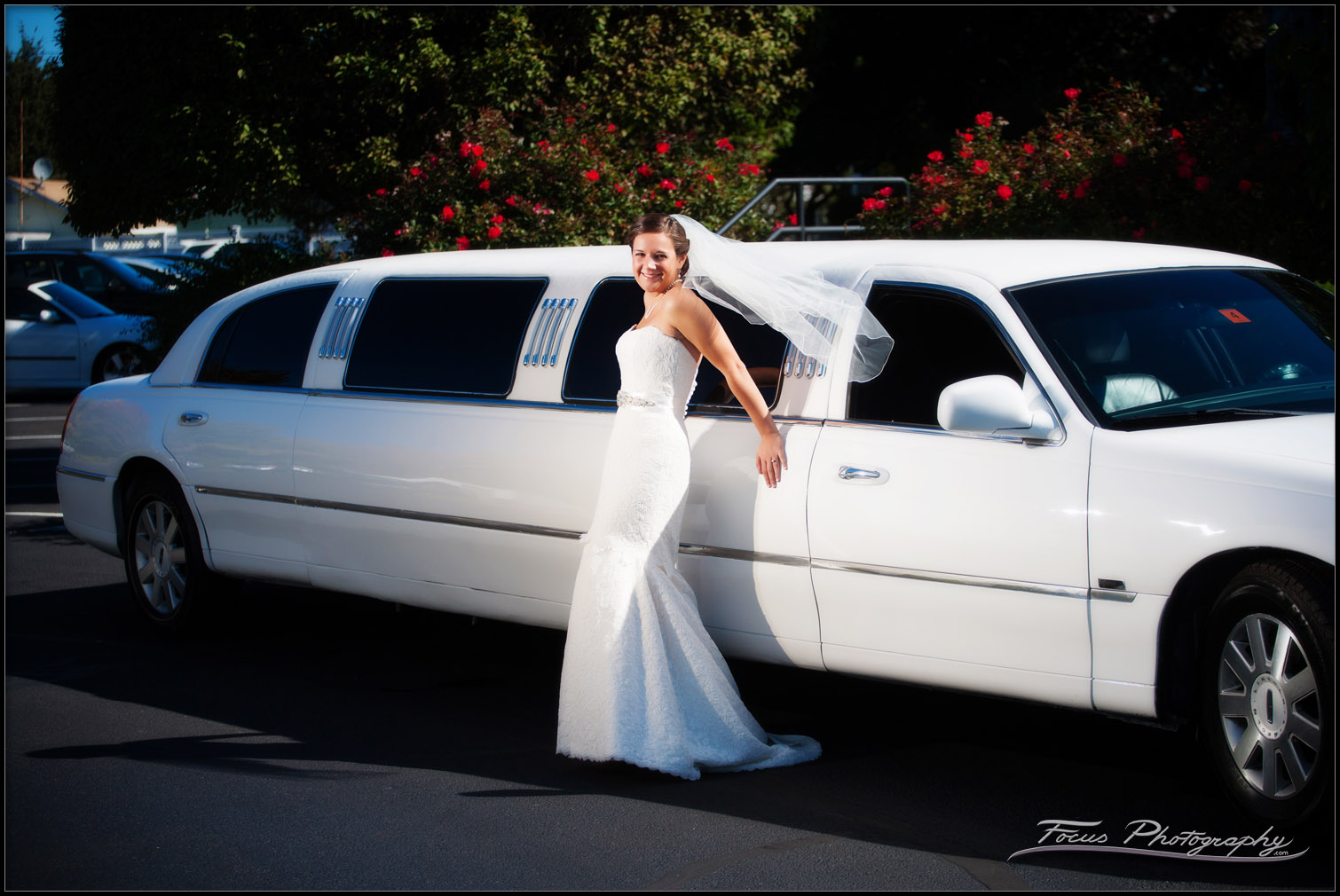 bride on limo at wentworth