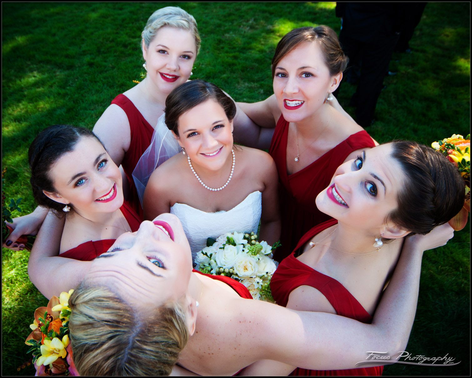 bridal party at wentworth by sea