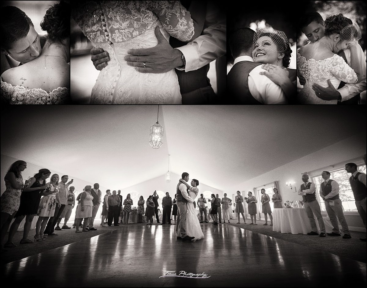 first dance  at Dunegrass Golf Club Wedding in Old Orchard Beach, Maine