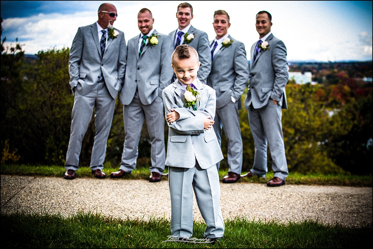groomsmen at Western Prom in  Portland, Maine wedding 