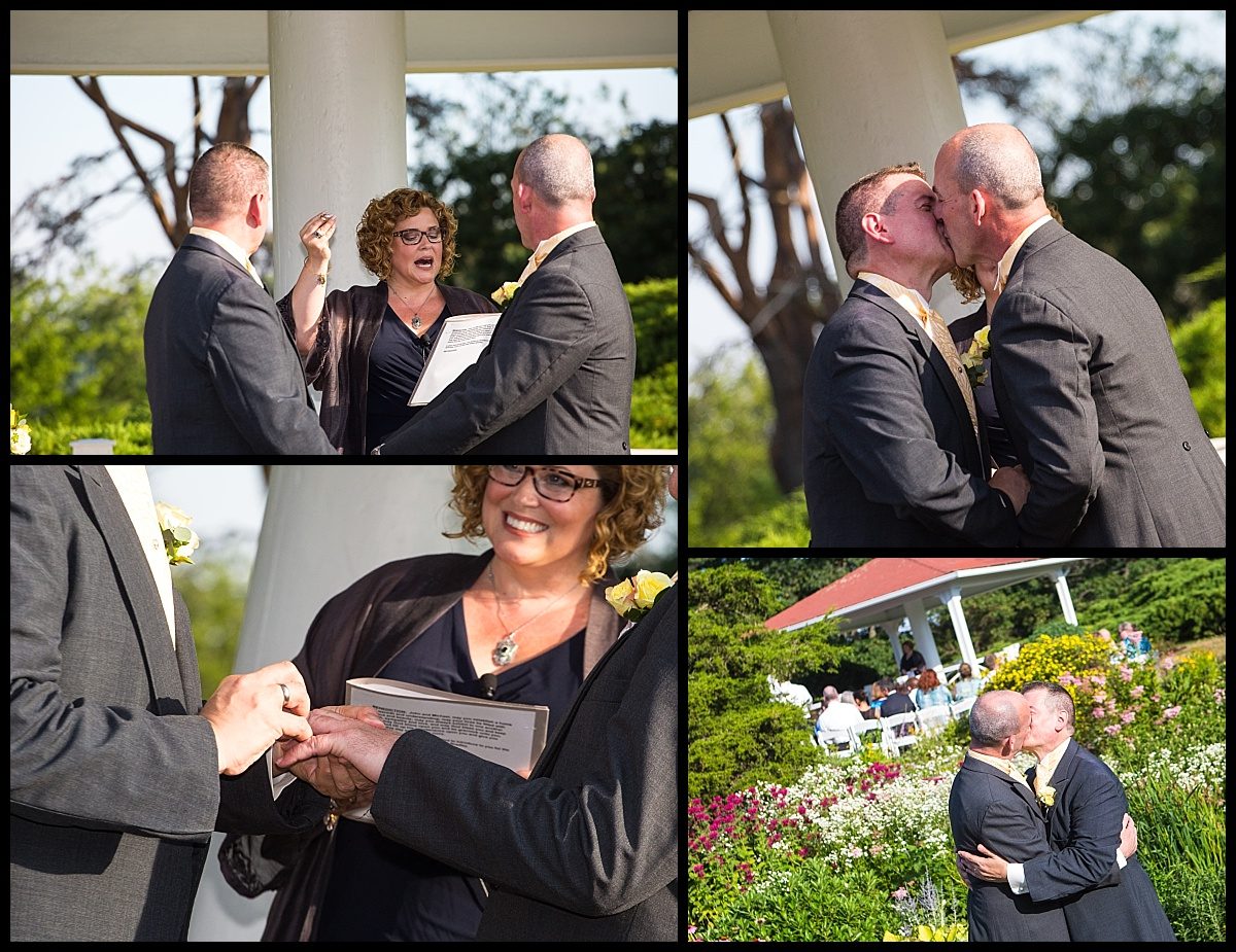 Exchange of vows - Wentworth by the sea hotel | same sex wedding
