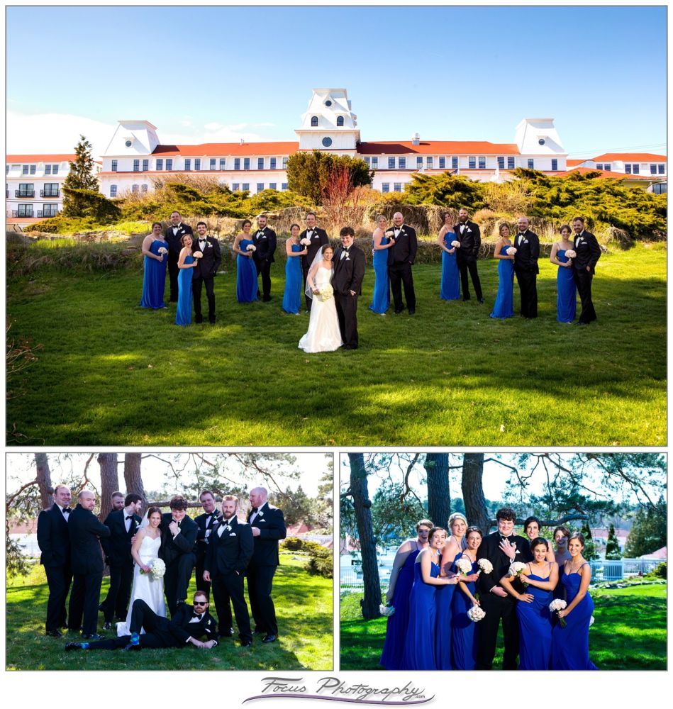 Wentworth by the Sea Hotel wedding pictures of bridal party