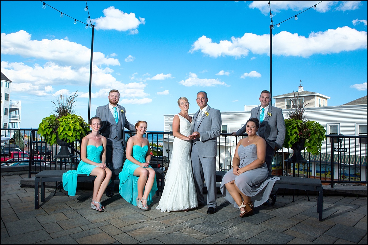 Union Bluff Meeting House bridal party