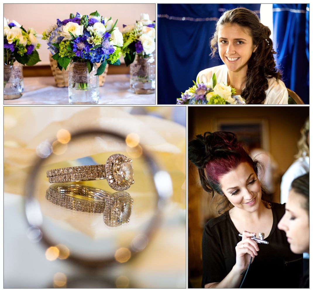 hair and makeup from Samoset Resort wedding in Rockport, Maine
