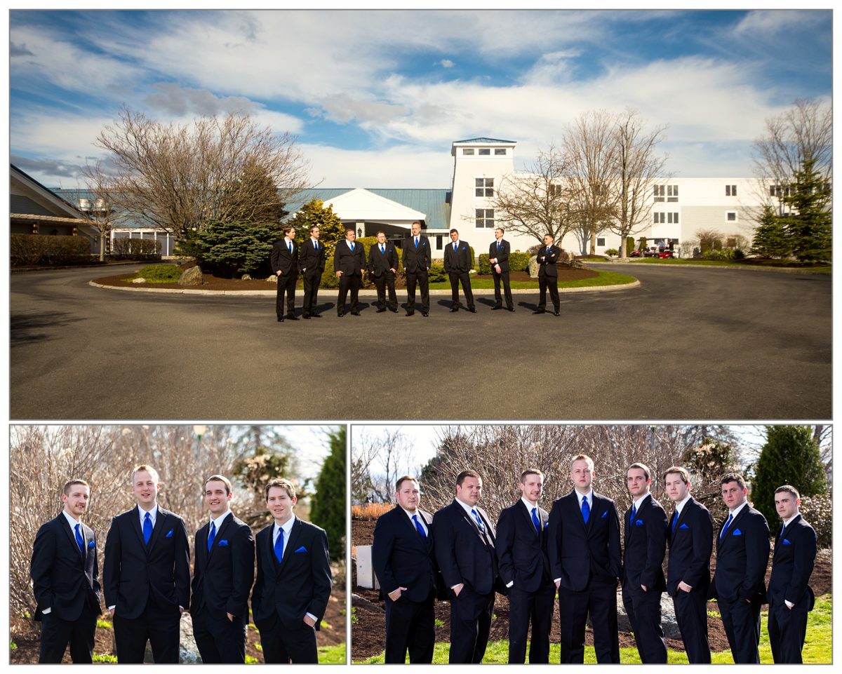 groomsmen from Samoset Resort wedding in Rockport, Maine