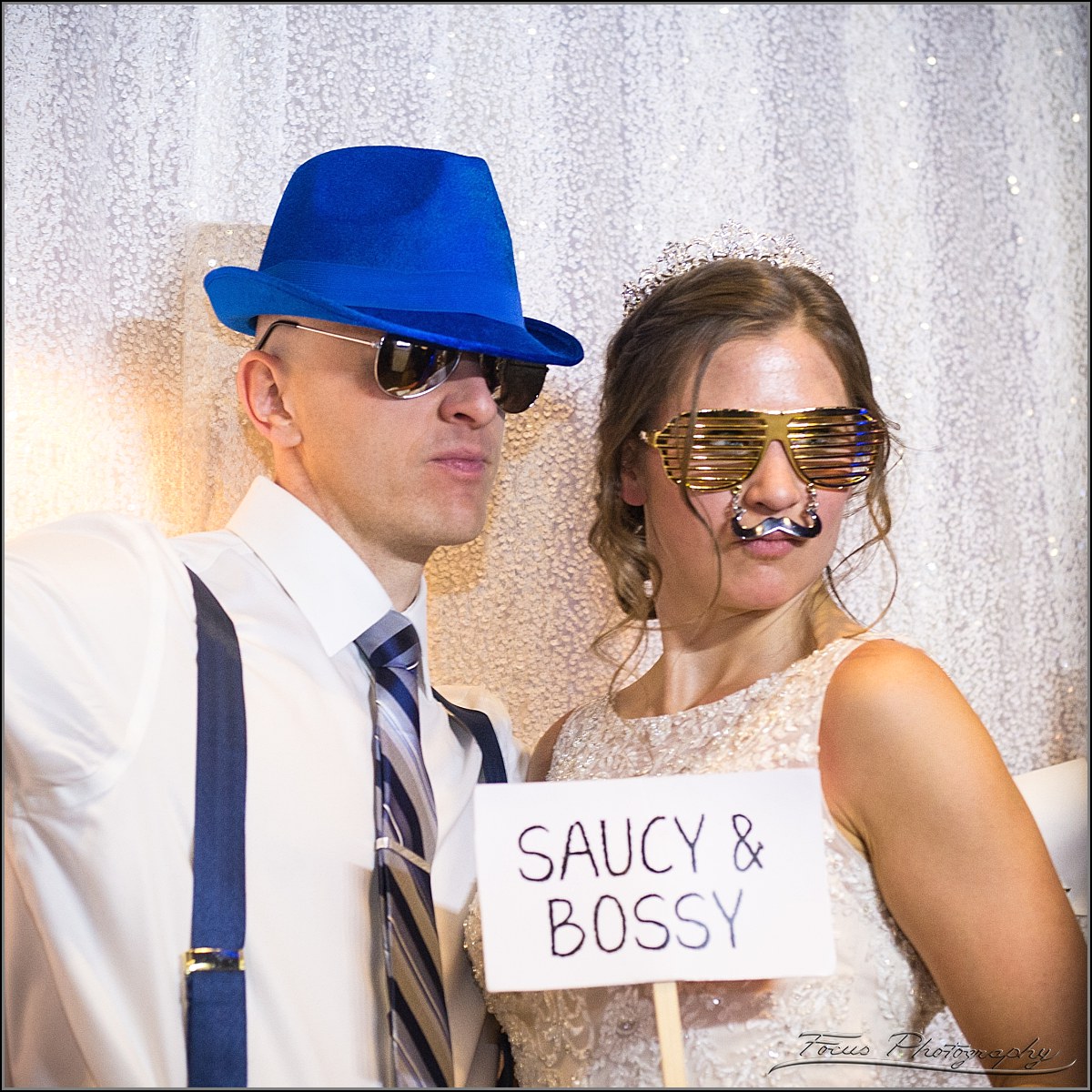 Saucy and bossy in photo booth
