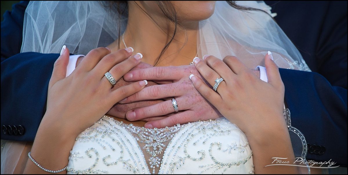 Sam & Steve's Wentworth Wedding - wedding rings on hands 