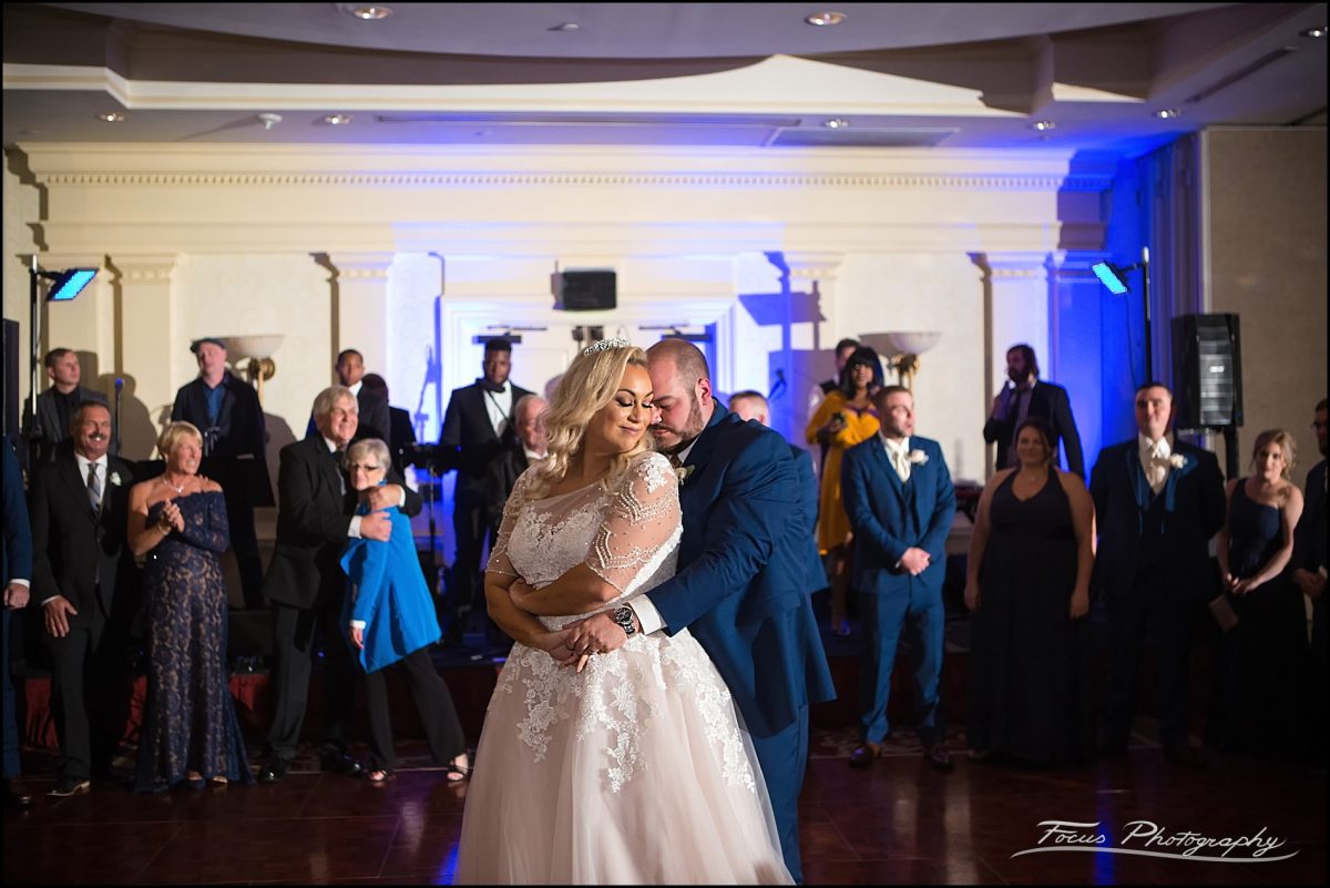 First dance of the night at  Wentworth by the Sea Wedding in New Castle, NH