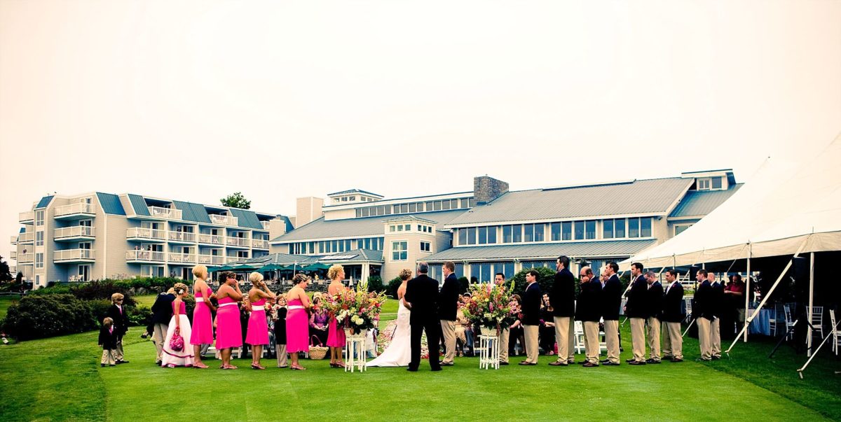  wedding ceremony  at samoset