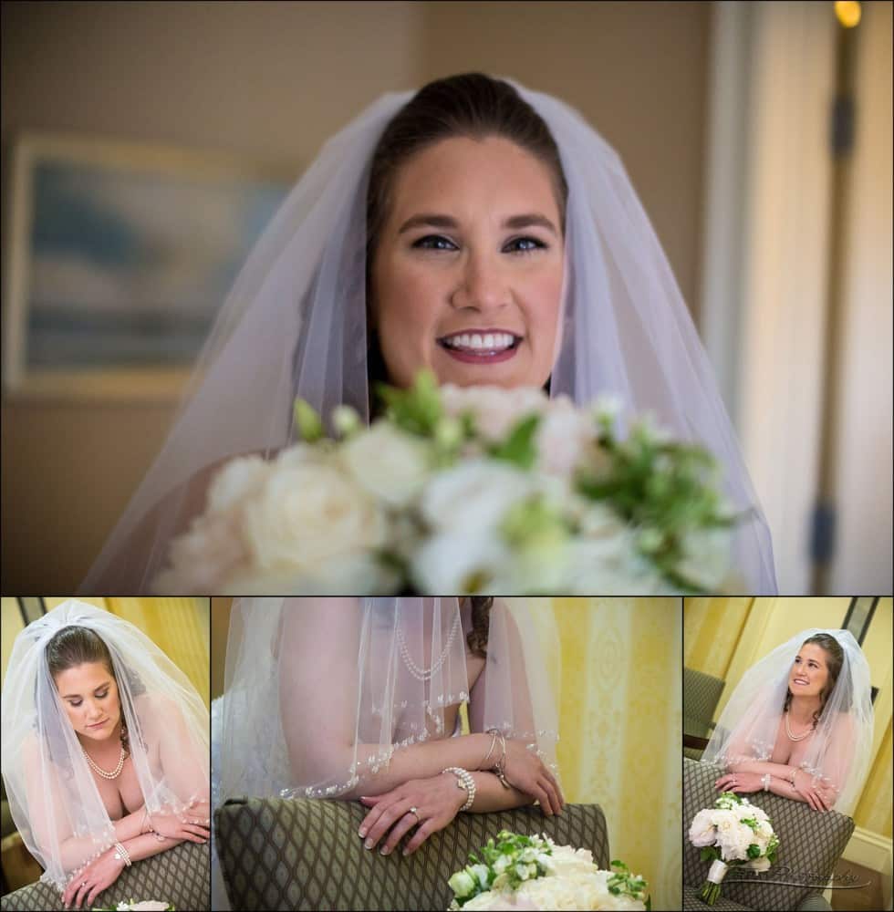 bride in lobby of wentworth hotel