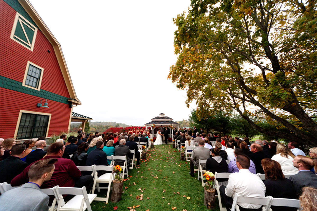 Red Barn Wedding, ceremony vows