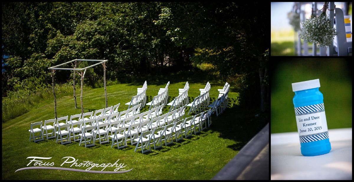 Ceremony Site - Grey Havens Inn wedding photographs