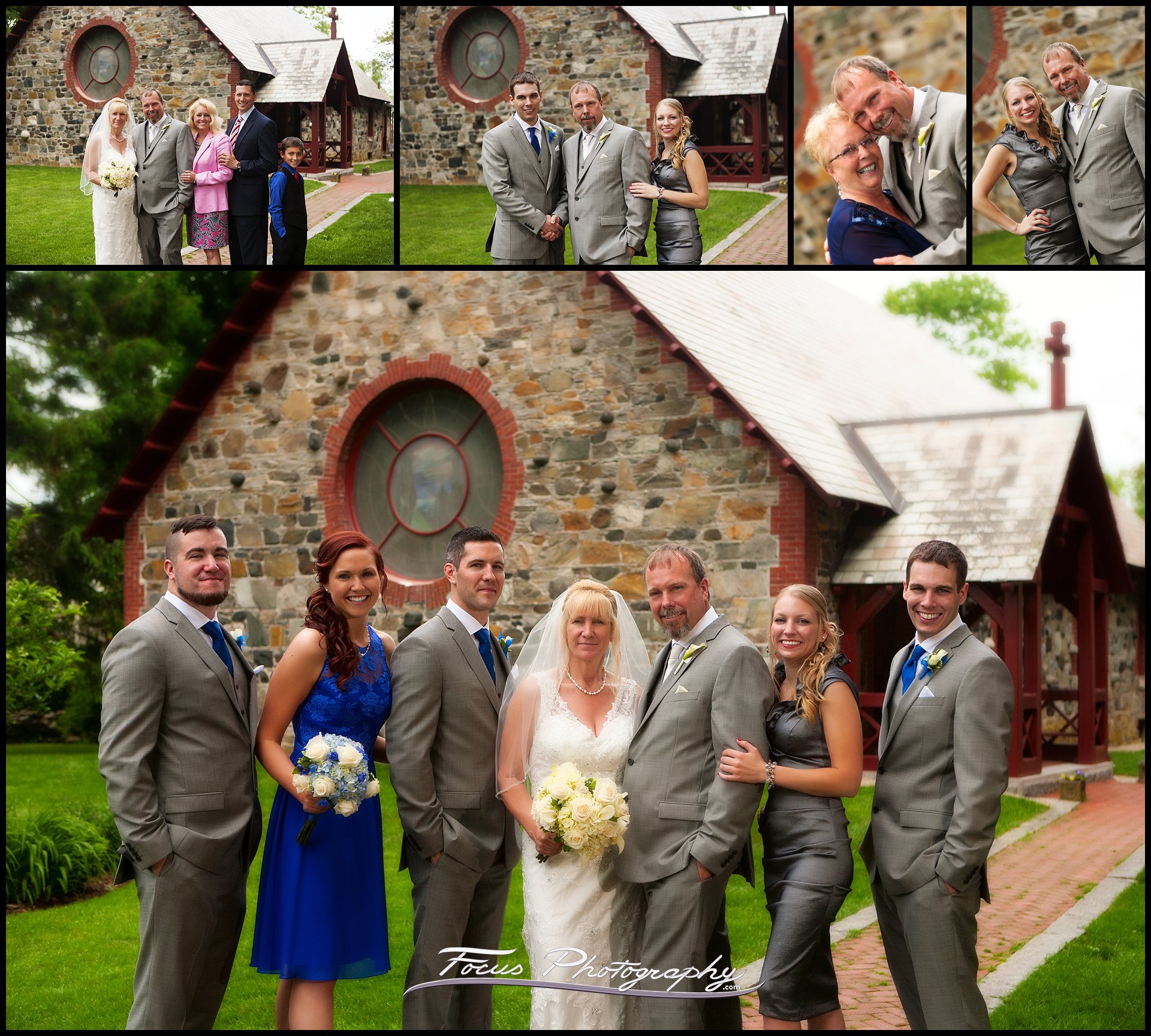wedding pictures at Saint Andrew's by the Sea in Rye, New Hampshire